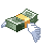 Image of money flying away
